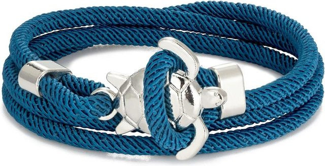 Mehrschichtiges Mailänder Seil Armband, Marineblaue Schildkröte, Unisex - Bild 1