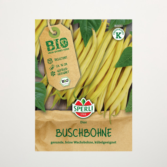 Sperli Buschbohnen Dior Bio Gemüsesamen - Bild 1