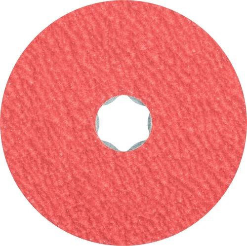 PFERD Fiberscheibe CO-COOL60 mit Keramikkorn in Rot, Durchmesser: 100 mm - Bild 1
