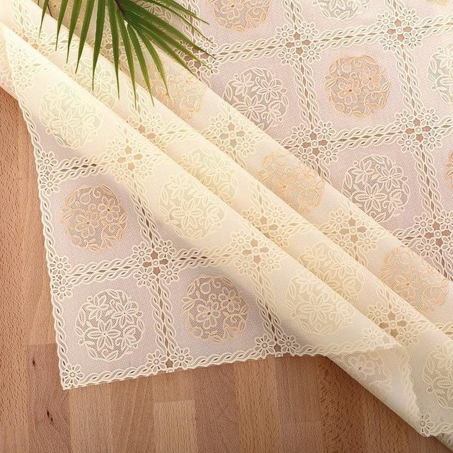 Transparente PVC-Tischdecke von JMG Household Supplies, rechteckige Kunststoff-Tischdecke, wasserabweisend und waschbar, B/T: 160 x 100 cm - Bild 1