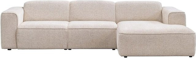 Vente-unique Sofa Tejami in Beige, L-Form aus Stoff, Breite: 322 cm - Bild 1
