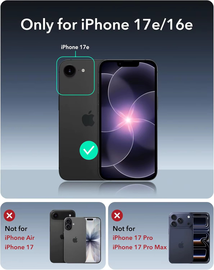 Magnetische transparente Handyhülle für Apple iPhone 17e und iPhone 16e mit Anti-Vergilbungs- und Stoßschutz - Bild 2