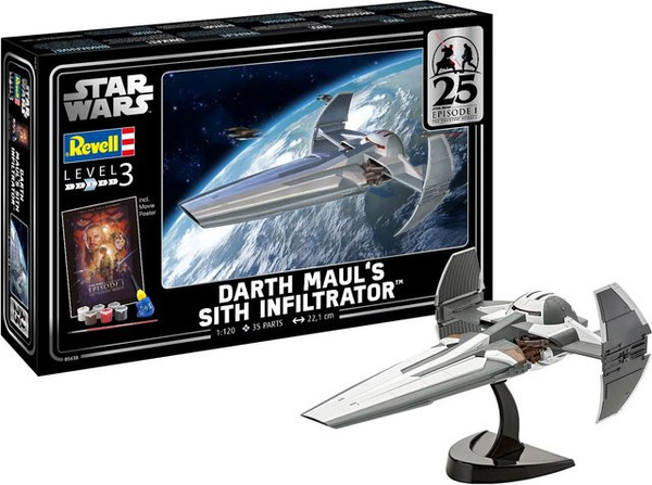 Revell Star Wars Darth Maul's Sith Infiltrator, Geschenkset, 1:120