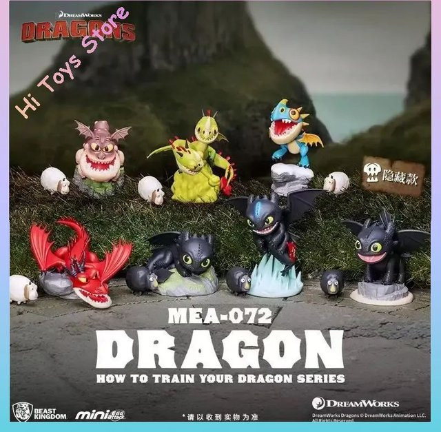 Bandai How To Train Your Dragon Zahnlose Actionfigur, Einzelfigur - Bild 1