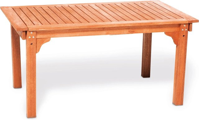 Merxx Gartentisch aus Holz rechteckig ausziehbar Braun B: 220 cm, T: 90 cm - Bild 1
