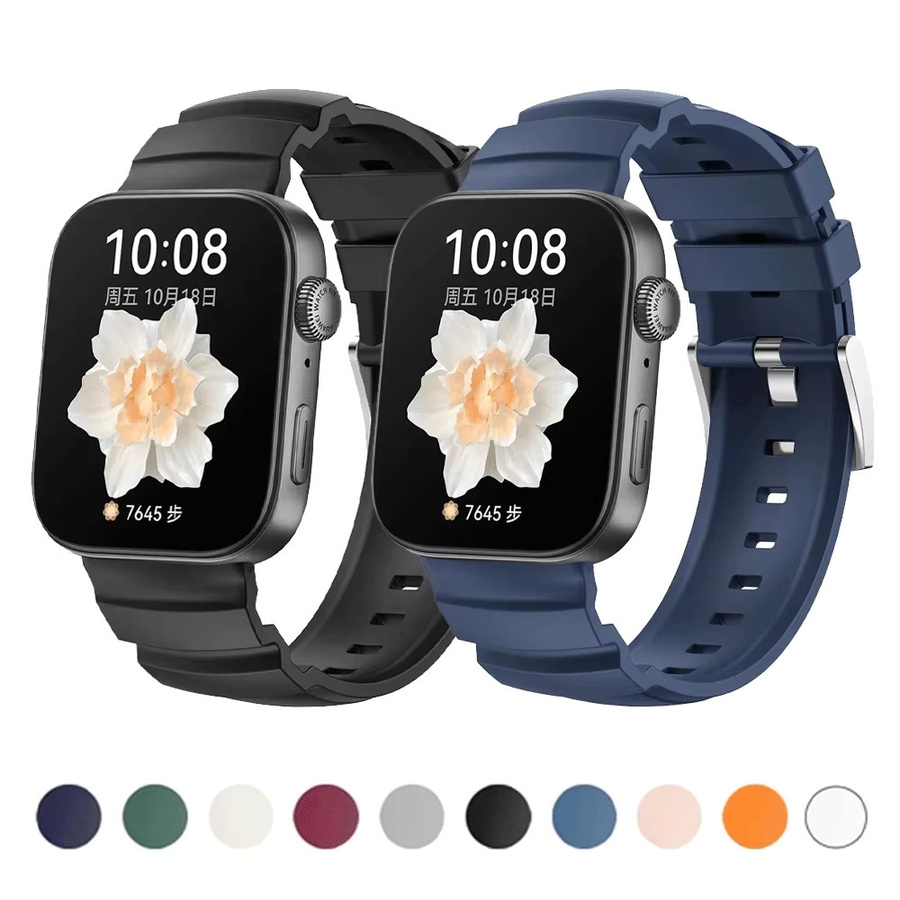 Huawei Uhrenarmband Silikon, Unisex, Huawei Watch Fit 4 Pro, Fit 4, Fit 3 - Bild 4