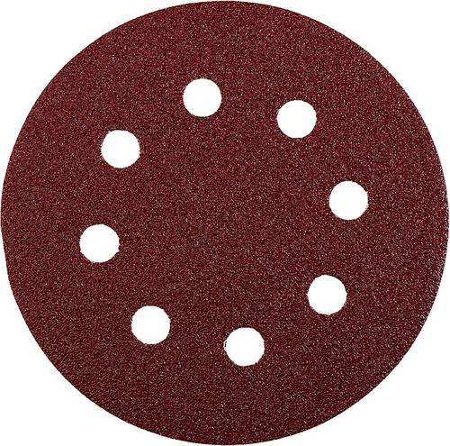 Kwb Schleifscheibe für Exzenterschleifer für Holz und Metall, Durchmesser: 125 mm, Körnung: 180, 5 Stück - Bild 1