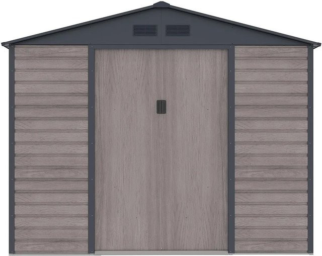 Schrebergartenhaus Adelmo von Vente-unique in Anthrazitgrau mit einer Höhe von 267 cm - Bild 1