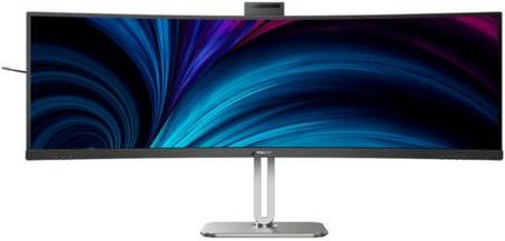 Philips 49B2U6903CH/00 6000 Series Curved LED-Monitor, 49 Zoll, SuperWide QHD 5120 x 1440, 100Hz, VA-Panel, Thunderbolt und USB-C, Schwarz/Silber/Grau - Bild 3