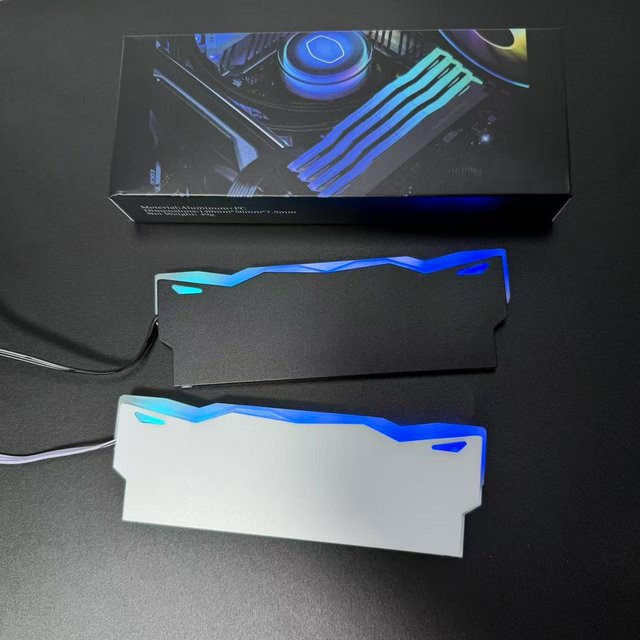CX FUTRUE ARGB Speicherkühlabdeckung in Weiß für effiziente Desktop-Kühlung - Bild 1
