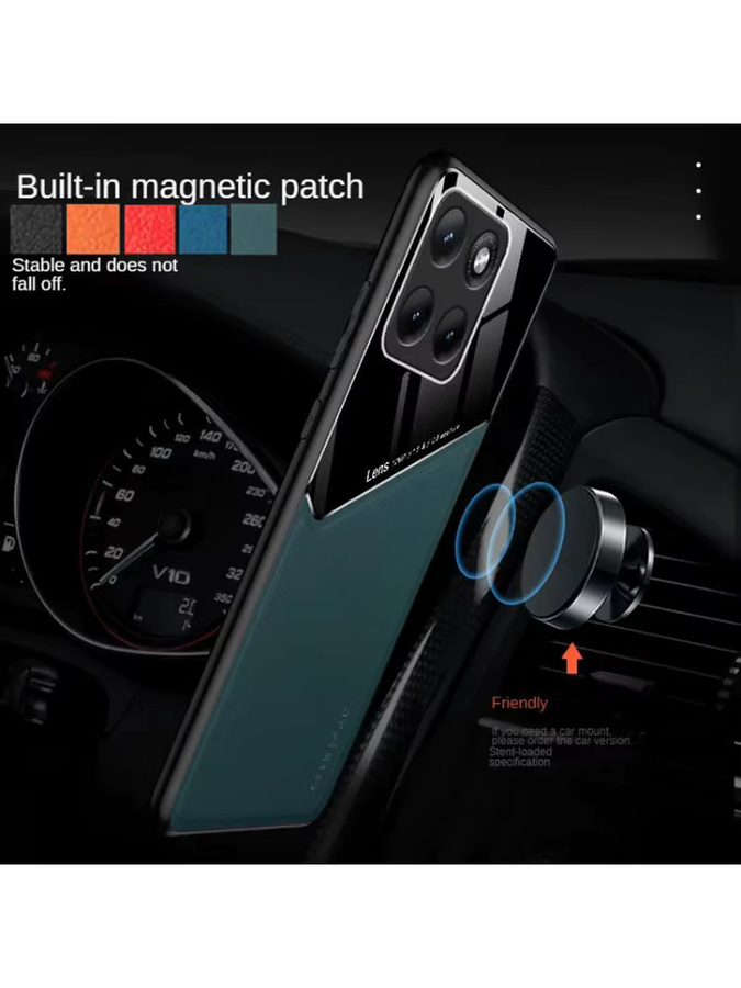Luxuriöse Magnet-Handyhülle aus PU-Leder für Motorola Moto Edge 70 Fusion, Moto Edge 60 Pro, Moto X70 Air in Rot - Bild 4