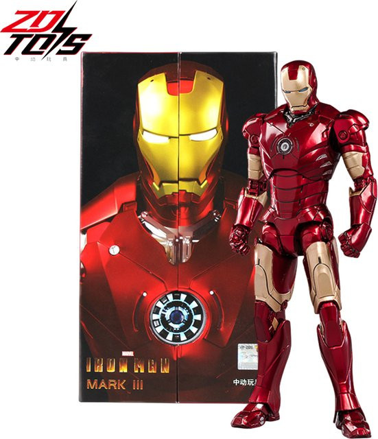 ZDTDS Marvel Iron Man MK3 Action Figur, 1/10, Einzelfigur - Bild 1