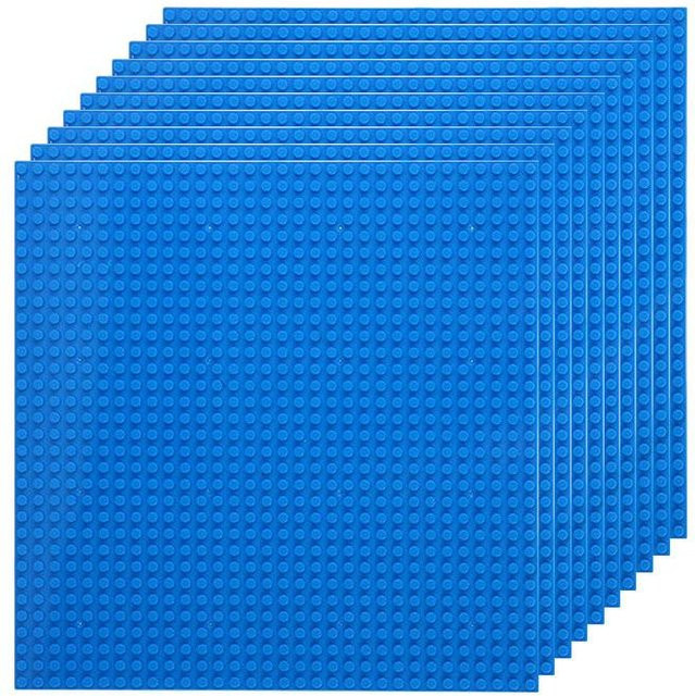 Yiran toy Klassische Grundplatten, 10-teiliges Set, blau, ab 6 Jahren - Bild 1