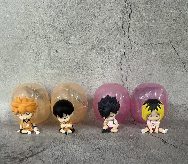 Yiran toy 1 Haikyuu Shoyo Hinata Tobio Kageyama Kozume Kenma Tetsurou Kuroo, Spielzeugfigur, 4-teiliges Set, ab 18 Jahren - Bild 1