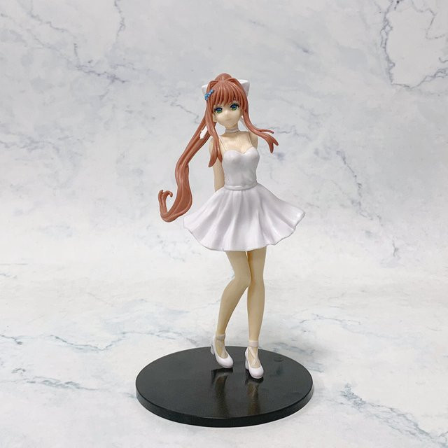 Bandai Doki Doki Literature Club Monika, Anime-Figur, Mädchen-Statue - Bild 1