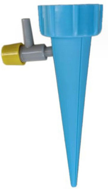 Neoglint Selbstbewässerungsspieß für Pflanzen aus Kunststoff mit einstellbarem Ventil, Blau - Bild 1