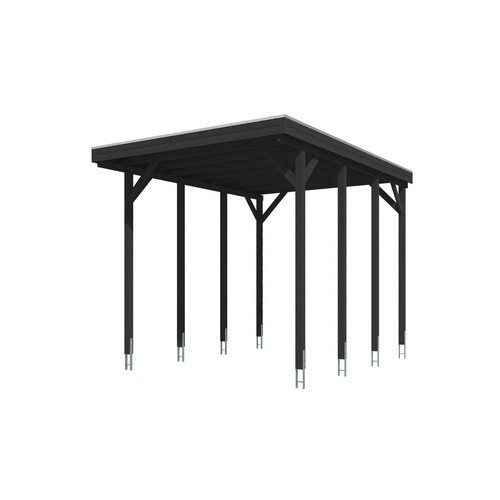 SKANHOLZ Caravan-Carport Friesland aus Fichte mit Stahldach in Anthrazit und Schwarz, B/T: 402 x 555 cm - Bild 3