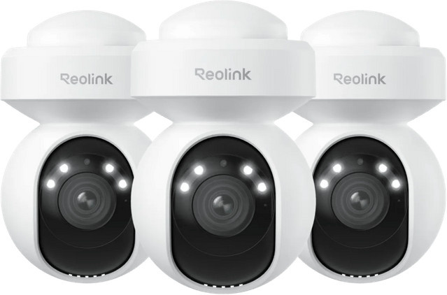 Reolink E540 Wi-Fi Überwachungskamera 3er-Pack in Weiß - Bild 1
