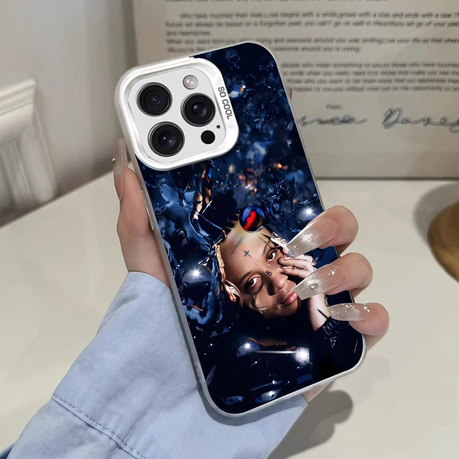 R-ReddS Handyhülle im Rapper T-Trippie Design für iPhone 11 bis iPhone 17 Modelle, IMD Color Cover, Multicolour - Bild 2