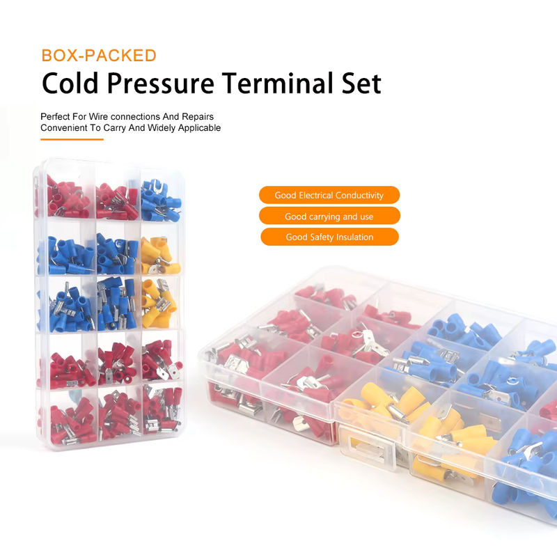 DIY GO 280-teiliges Drahtverbinder-Set mit isolierten Kalt-Crimp-Anschlüssen in Multicolor - Bild 2
