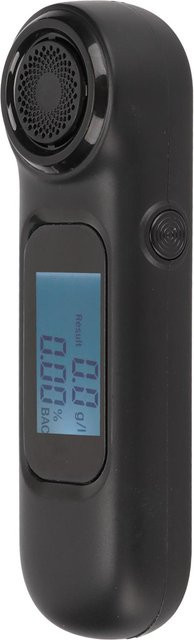 Igeteck Tragbarer Alkoholtester Schwarz, Berührungslos mit hoher Genauigkeit und USB-Aufladung - Bild 1