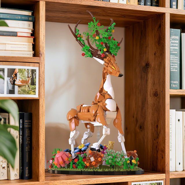 AMAZINGBLOKS Sika-Hirsch, Baukasten, 1220 Teile, ab 8 Jahren - Bild 1