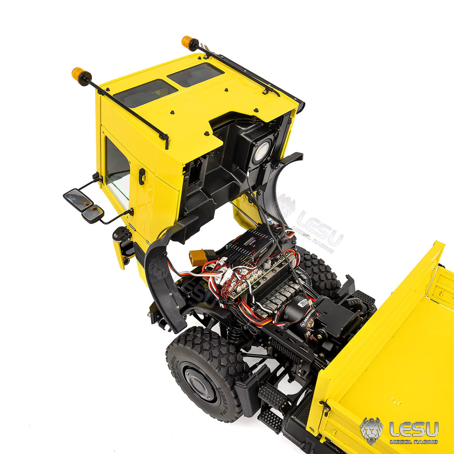 LESU MT-44023 Allterrain-Leichtlastwagen, 1:14, Vollmetall, Gelb - Bild 4