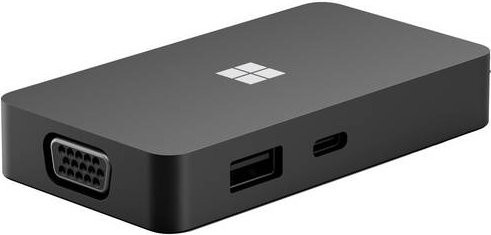 Microsoft USB-C Travel Hub Dockingstation in Schwarz mit HDMI, VGA, USB-A und 1GbE Ethernet - Bild 2