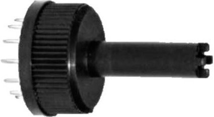 Kyocera AVX Drehschalter 9341900131 Schwarz 150V DC/AC 130mA 3 Schaltpositionen 15° - Bild 1