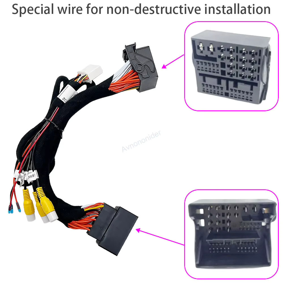 Avnononider Auto Reverse Trajectory Decoder für Porsche PCM 4,0 System zur Rückfahrkamera Aufrüstung Plug & Play - Bild 2