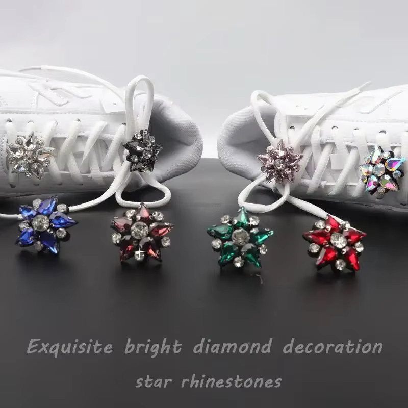 SMATLELF Schuh Charms, bunte Edelsteine, Perle, Strass - Bild 2
