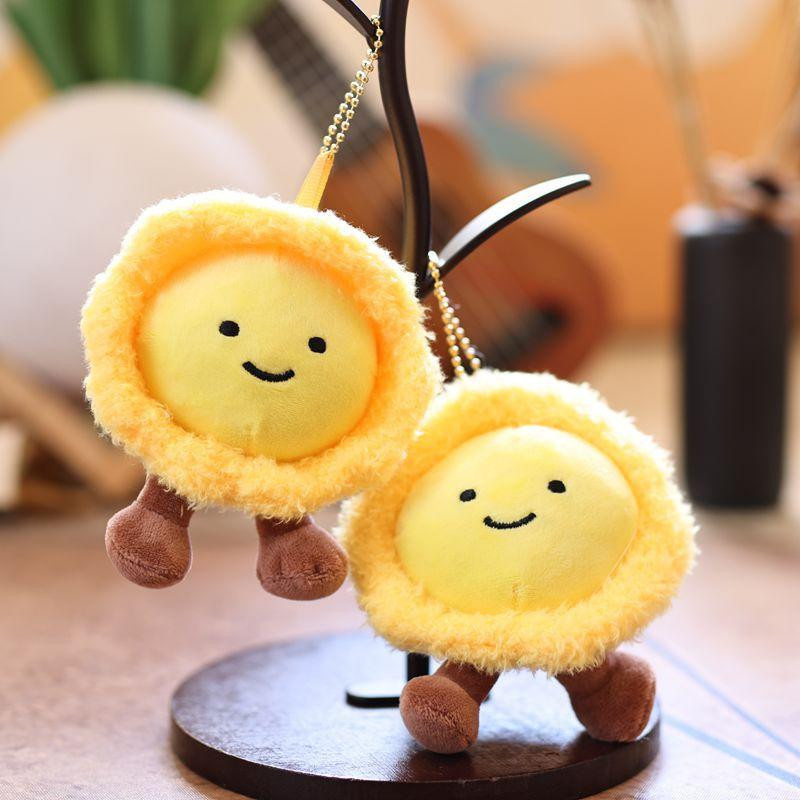Fashnics Kawaii Plüsch Eierkuchen Sonnenblumen Schlüsselanhänger Plüschtier - Bild 2