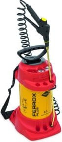 MESTO FERROX PLUS Hochdrucksprühgerät in Rot mit 6,0 l Fassungsvermögen und FPM-Dichtungen - Bild 1