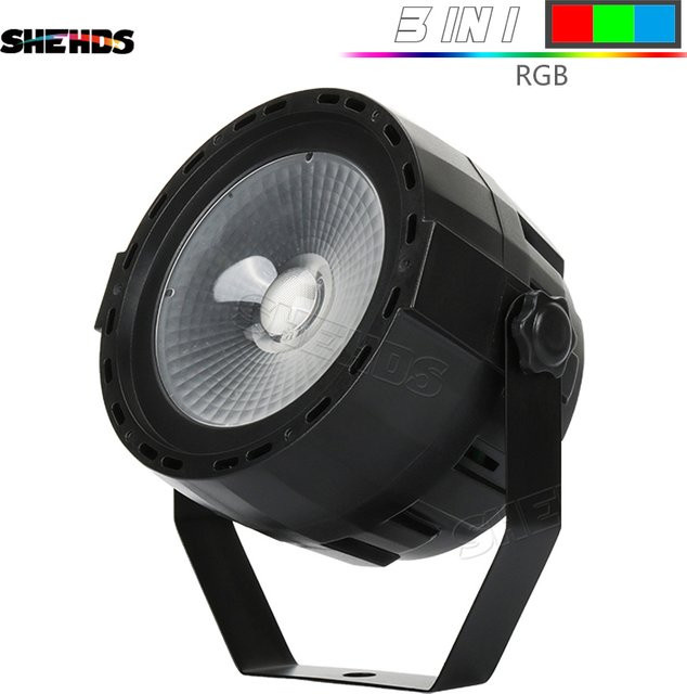 SHDHDS LED Par COB 30W RGB 3in1 Bühneneffektbeleuchtung in Schwarz - Bild 1