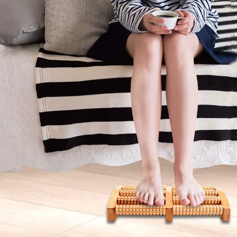 BYEPAIN Fußmassagegerät aus Holz, Unisex - Bild 4