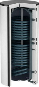 Flamco Standspeicher Duo Solar 750 l, weiß, mit EPS-Isolierung, Bodenstehend - Bild 1