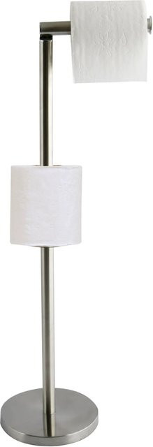 MSV Toilettenpapierhalter aus Edelstahl in Silber, Durchmesser: 15 cm, Länge: 60 cm - Bild 1