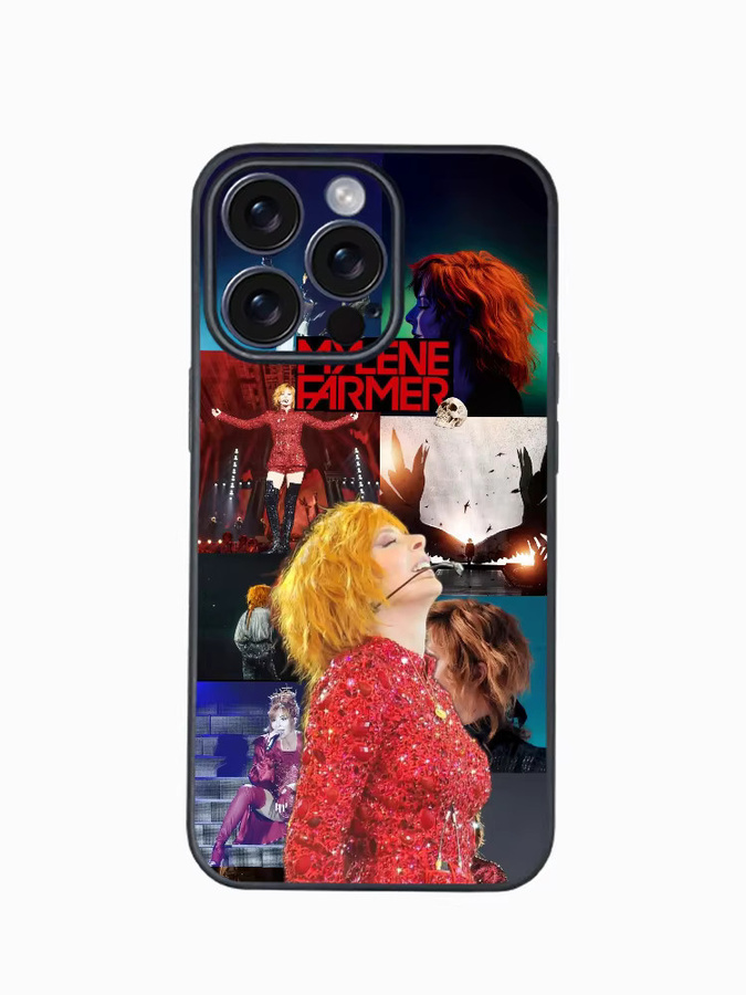 Mylene Farmer Funda Handyhülle für Samsung Galaxy S21 S22 S23 S24 S25 FE Plus Ultra in Multicolour aus weichem TPU - Bild 4