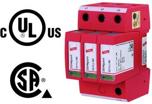 DEHNguard DG MU 3PY 480 3W+G R Überspannungsableiter von DEHN in Rot - Bild 1