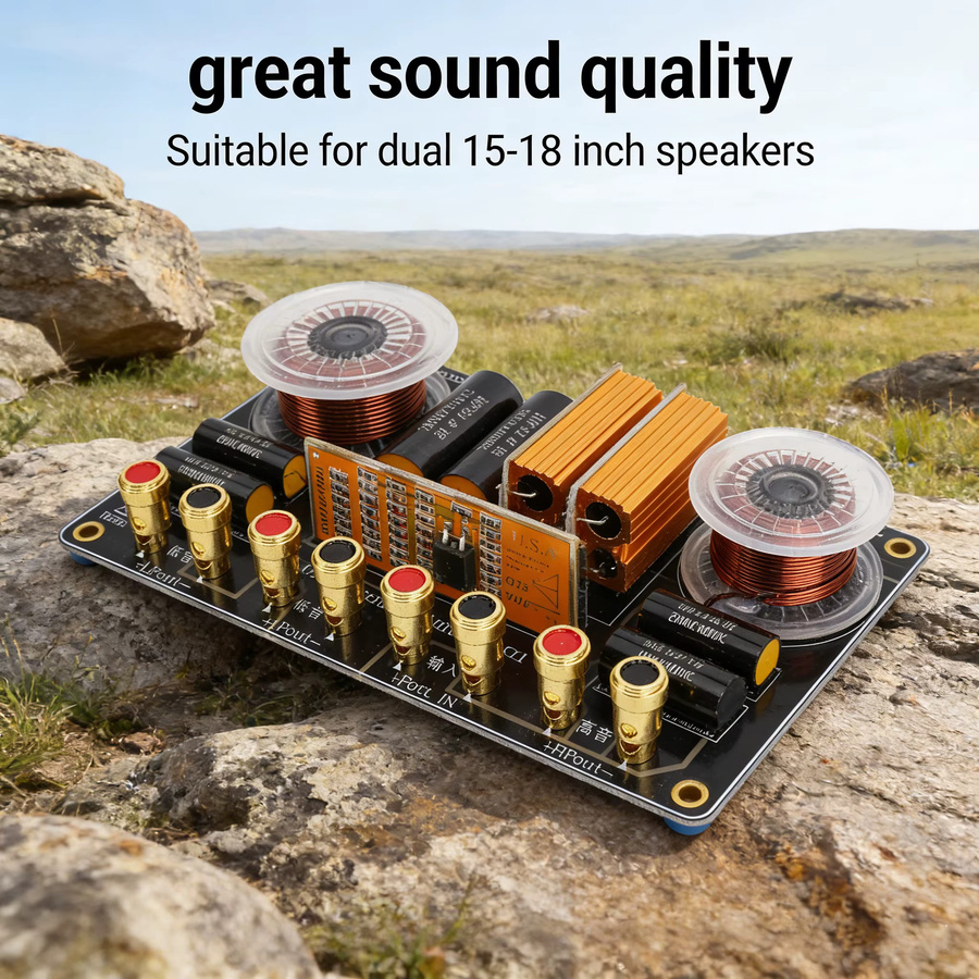 WMAT 2-Wege-Frequenzweiche als Hochleistungs-Audio-Modifikation für 10-15 Zoll Lautsprecher in Multicolour - Bild 2