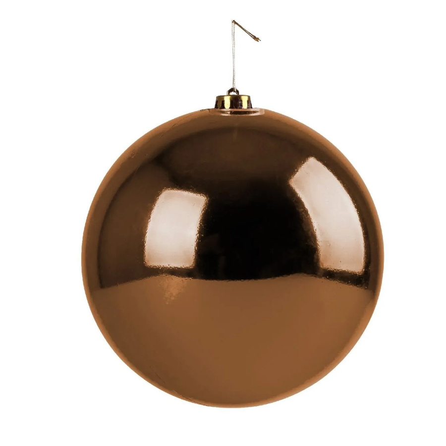 Lex Christbaumkugel Braun Glänzend Durchmesser: 25 cm - Bild 2