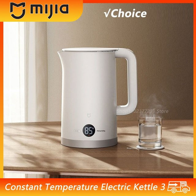 Mijia Elektrischer Wasserkocher mit konstanter Temperatur, 1,7 l, Weiß, 1800W Schnellheizung aus Edelstahl mit automatischer Abschaltung - Bild 1