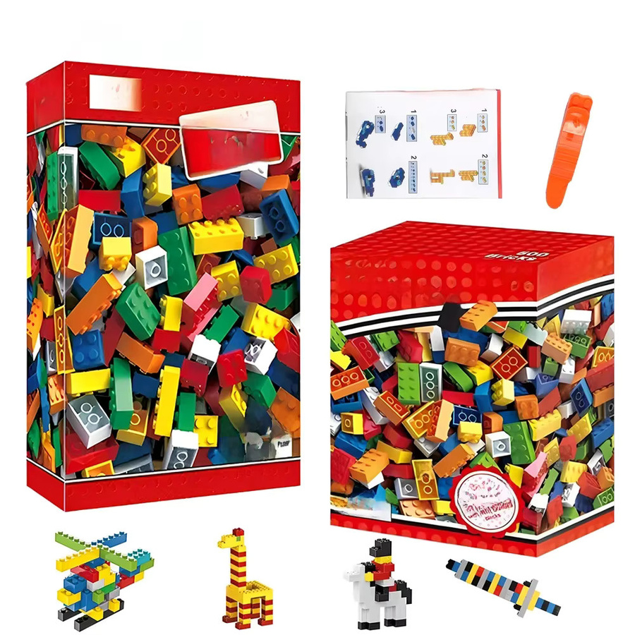 wishiot Bausteine Bunt / Mehrfarbig, 1000-teiliges Set - Bild 3