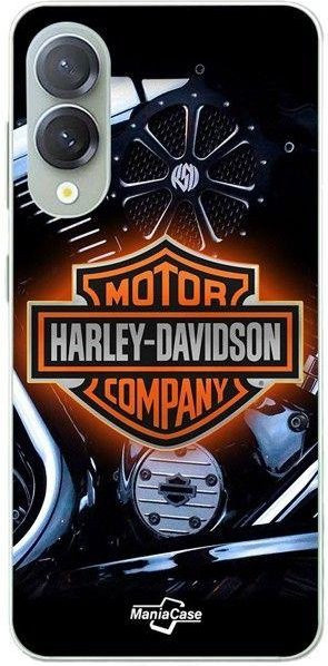 Maniacase Handyhülle für Samsung Galaxy S25 Edge mit Harley Davidson Logo in Schwarz - Bild 1
