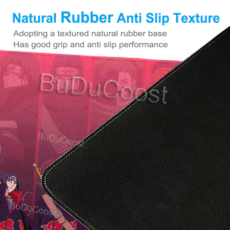 Bandai Anime Naruto Sasuke Uchiha Mauspad Multicolour Gaming Mausunterlage für PC und Tastatur - Bild 3