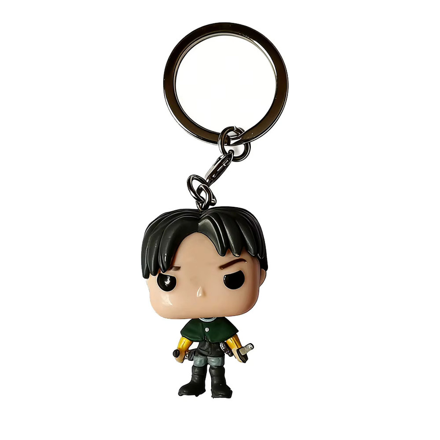 Bandai Attack on Titan Levi Figur Schlüsselanhänger, Einzelfigur, Kunststoff - Bild 2