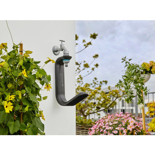 Gardena Liano TapFix Schlauchaufbewahrung zur Wandmontage in Schwarz - Bild 3