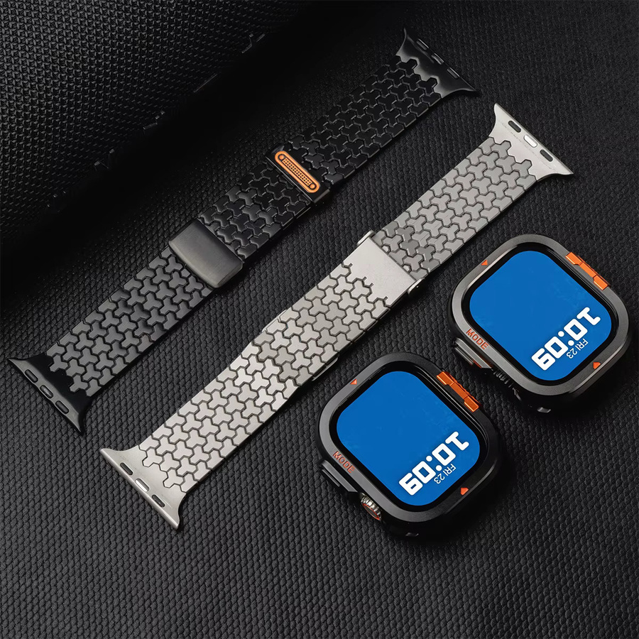FancyWrist Uhrenarmband Edelstahl, Magnetisch, für Apple Watch - Bild 2