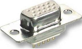 EFB-Elektronik D-Sub 15-pol. VGA Stecker in Blau für 9-pol. Gehäuse 34501.1 - Bild 1