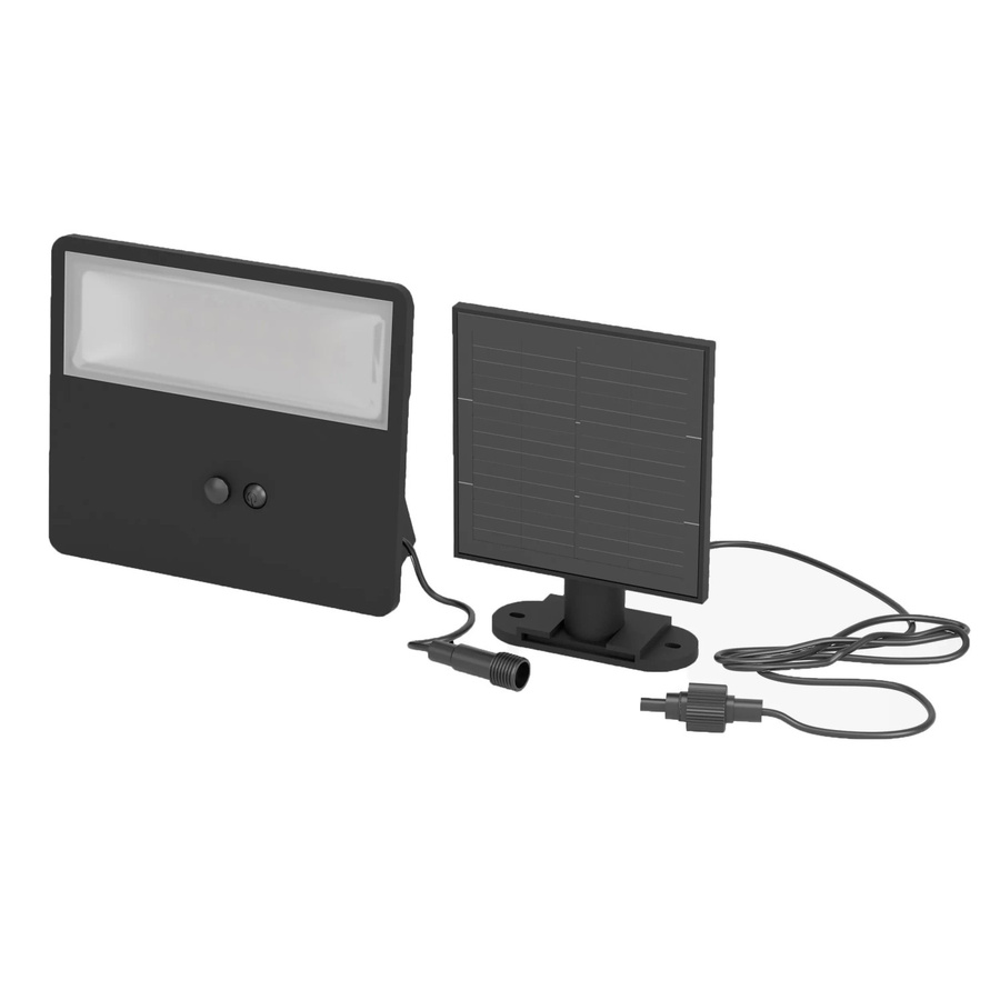 Eglo Solar LED-Wandleuchte Panettieri in Schwarz mit Bewegungsmelder und Dämmerungssensor für Außenbereich und Garten - Bild 2